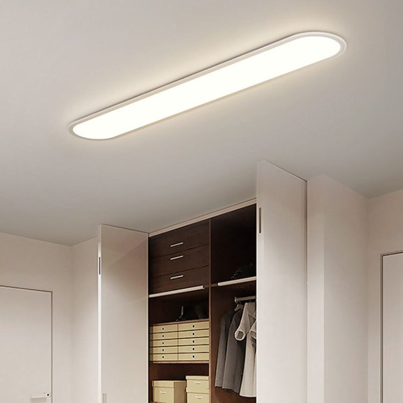 Rilo Flush Mount Ceiling Light | Thin Oval Design, LED Compatible 7