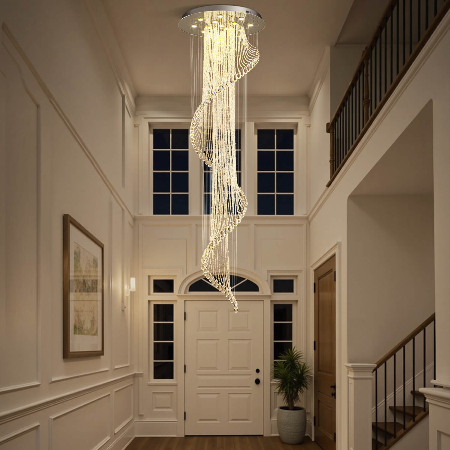 Sierra Spiral Chandelier | Crystal Design, Modern Elegance 3