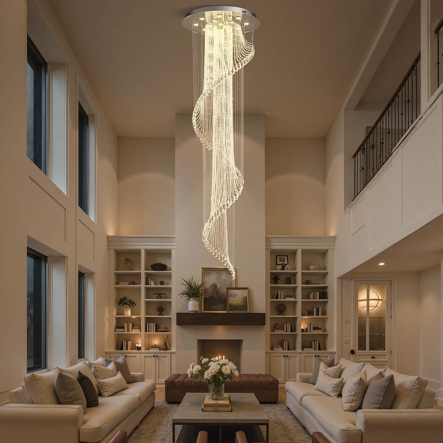 Sierra Spiral Chandelier | Crystal Design, Modern Elegance 6
