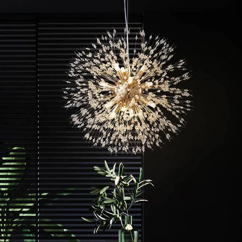 Sparrow Pendant Light | Crystal, Dimmable LED for Kitchen Pendant Lighting 11
