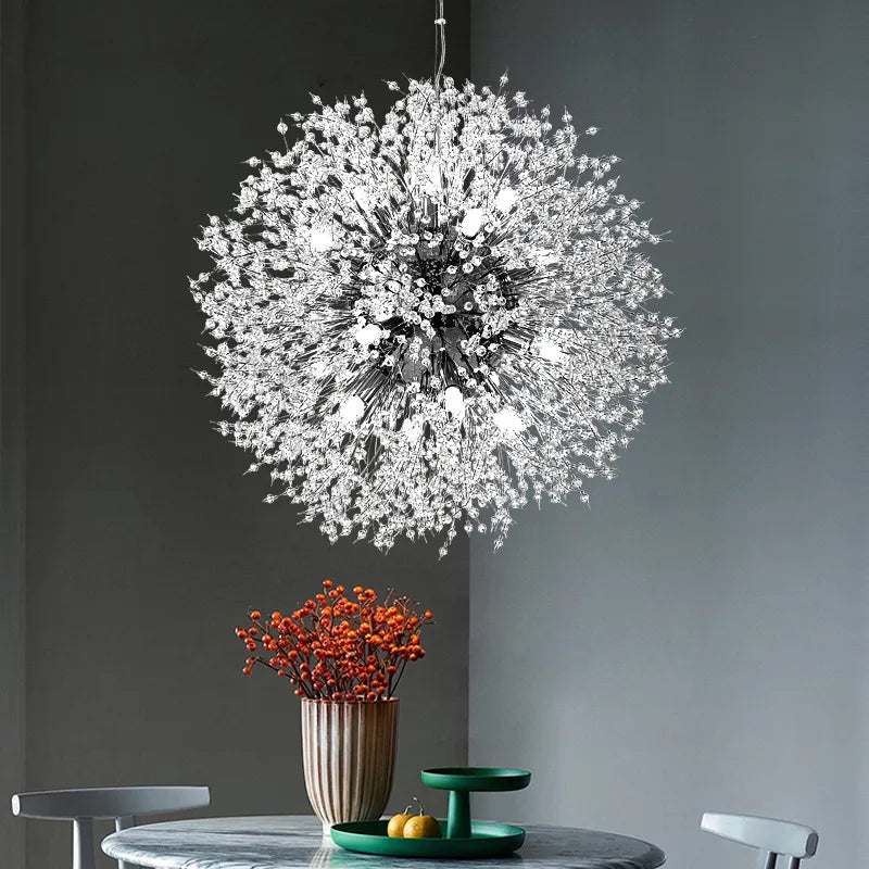 Sparrow Pendant Light | Crystal, Dimmable LED for Kitchen Pendant Lighting 9