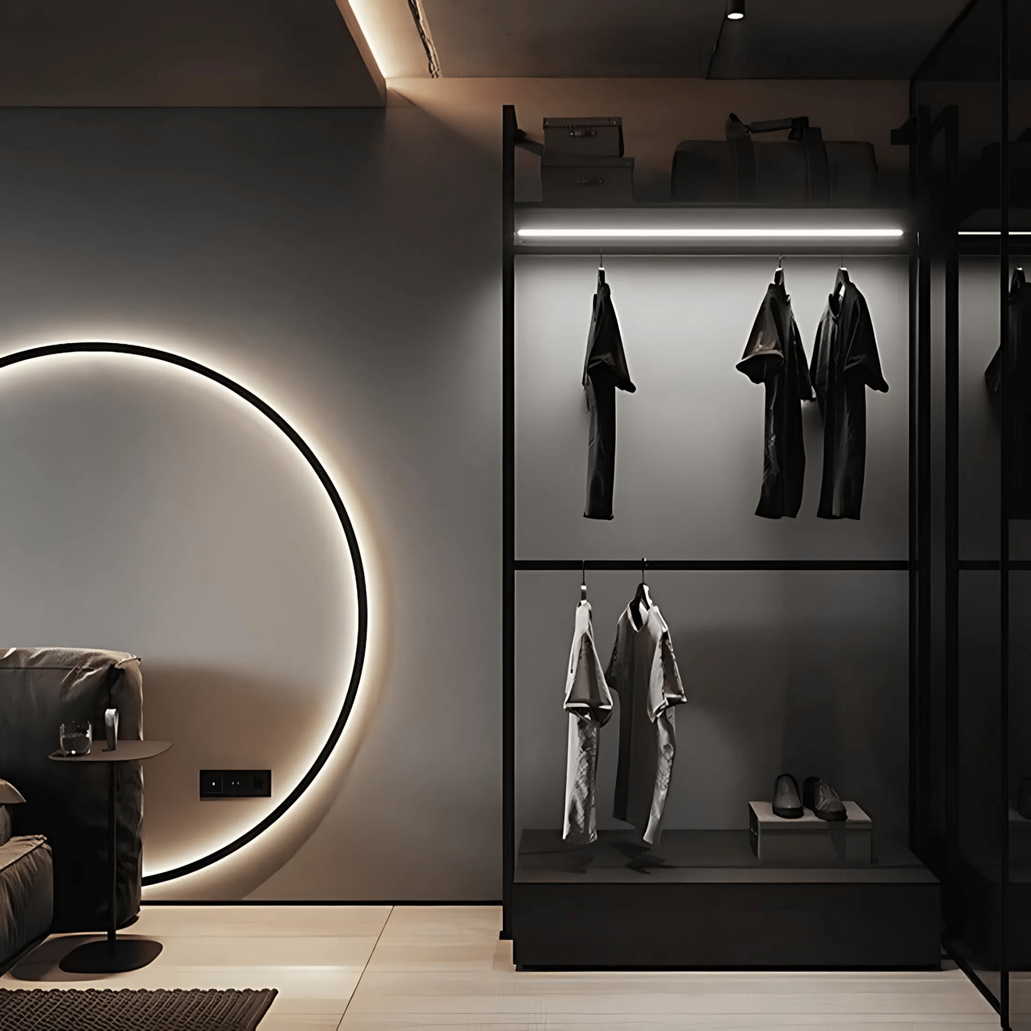 Stellar Wall Light | Satin Black, Modern Design Sconce 3