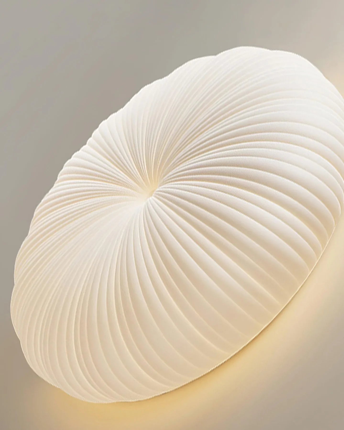 Tranquil Dome Ceiling Light | Flush Mount LED Fixture, Japandi Style 3