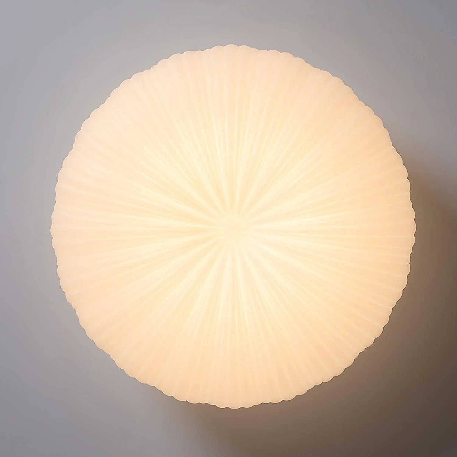 Tranquil Dome Ceiling Light | Flush Mount LED Fixture, Japandi Style 4