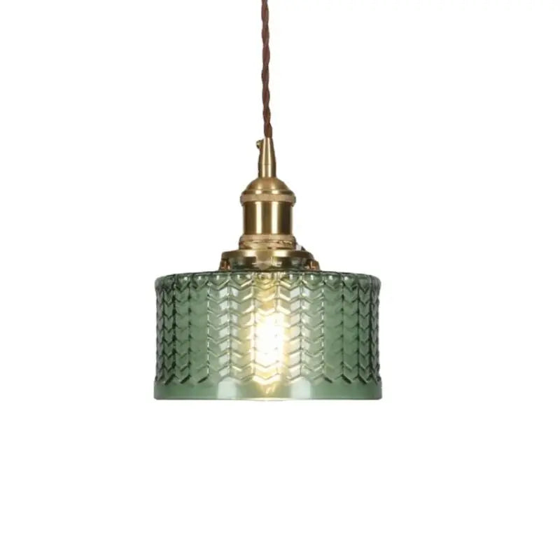 Vinta Pendant Light | Ribbed Glass, Gold Finish for Kitchen Island Lighting 6