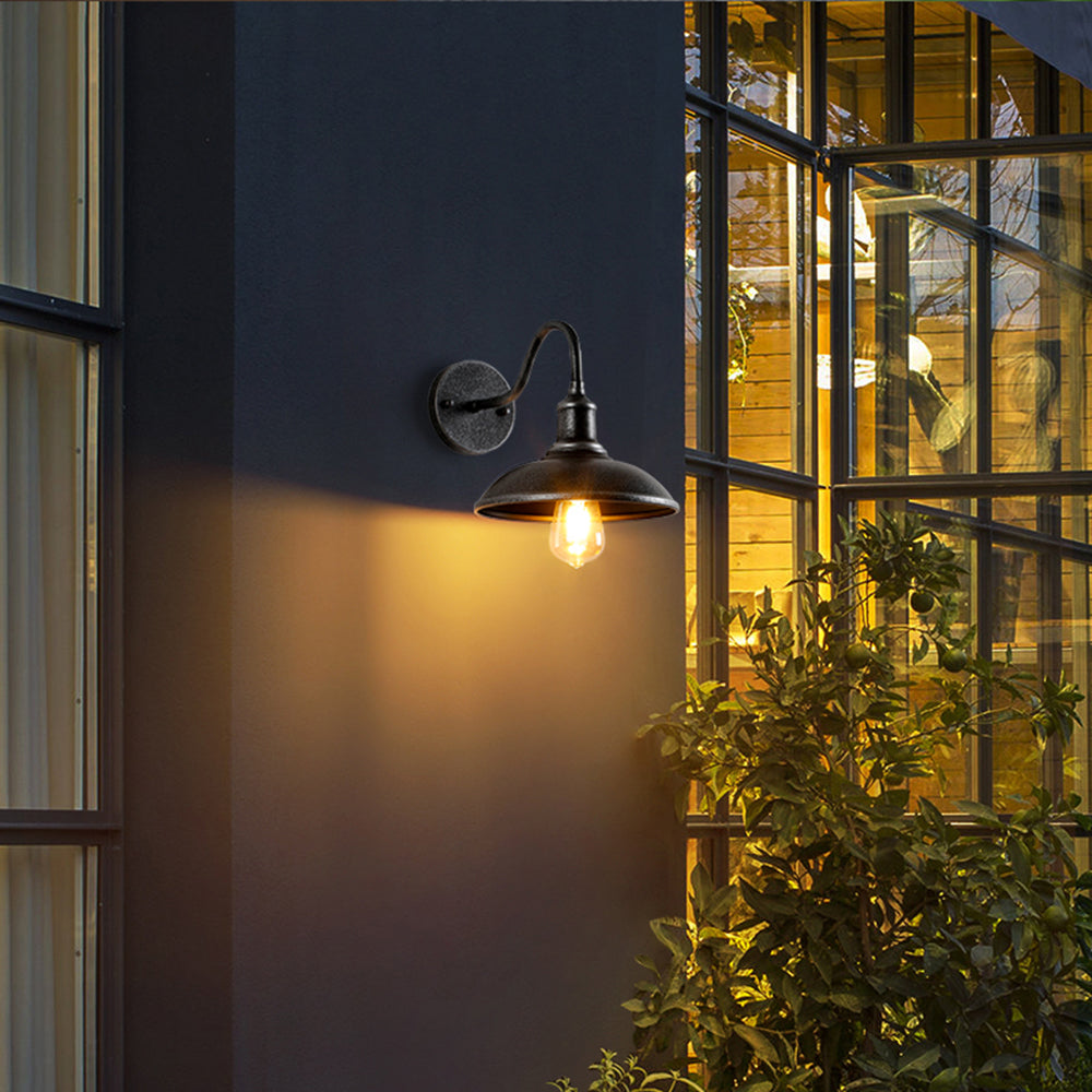 Vintara Outdoor Wall Lantern | Iron, LED Illumination for Garden and Exterior Walls 7