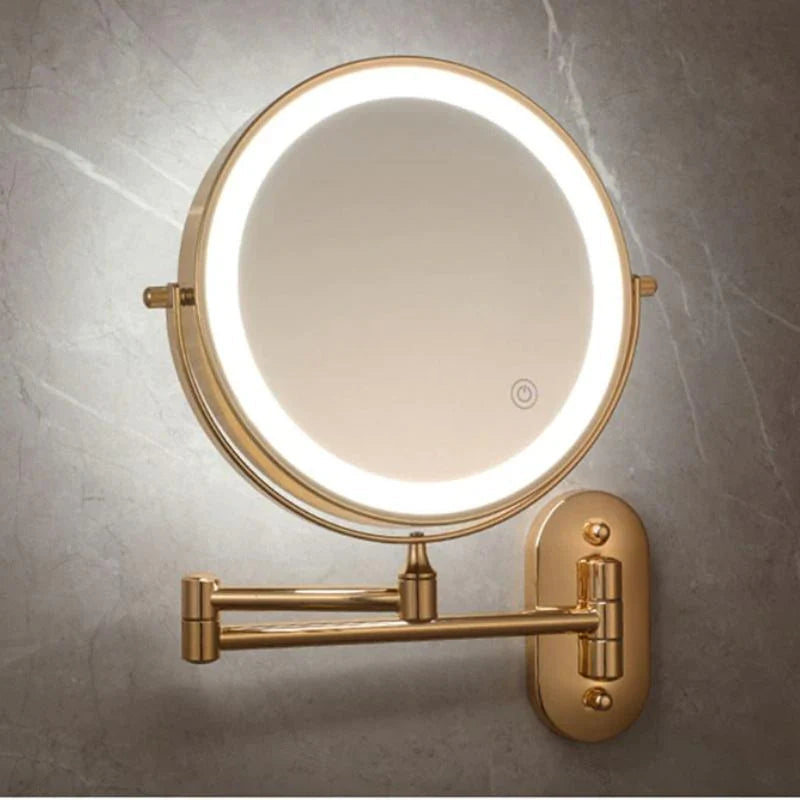 Wavely Makeup Mirror | LED Illumination, Adjustable Magnification 5
