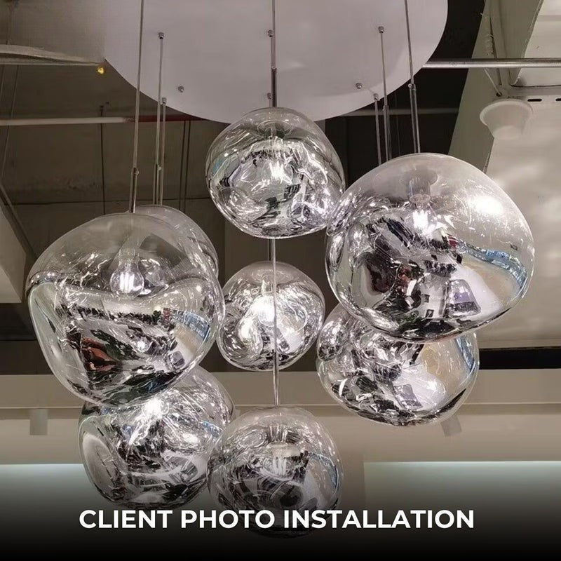 Luna Pendant Light | Handmade Acrylic, Modern Dining Lighting
