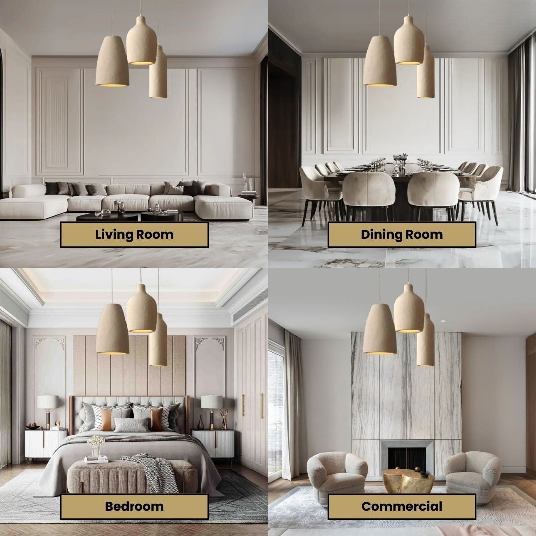 Nirvana Wabi Pendant Light | Resin, Japandi Elegance Pendant Lighting
